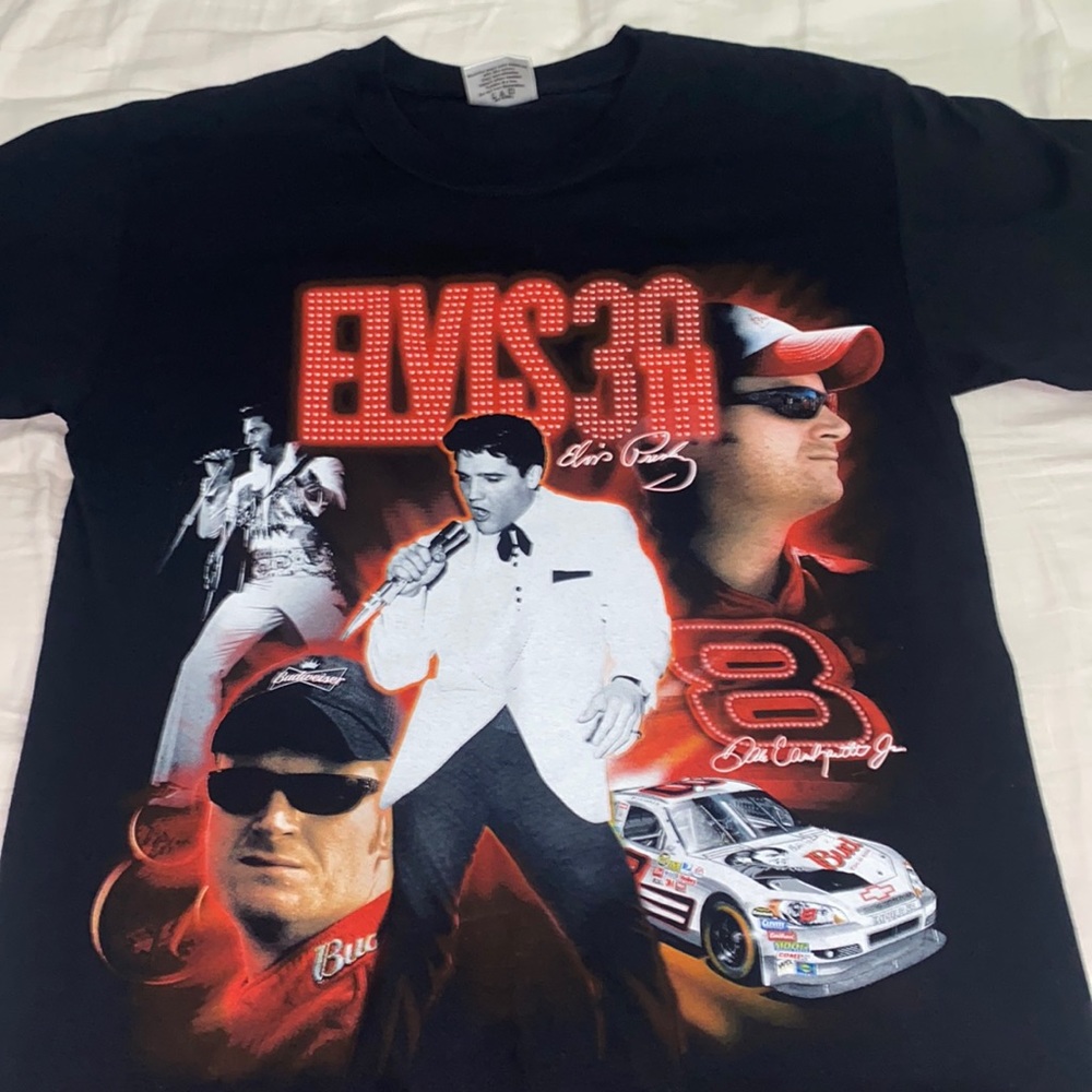 **Limited edition** Elvis Presley dale earnhardt jr medium tshirt  *Brand new**!